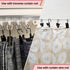 Coideal Small Curtain Clips Hooks, 100 Pack Black Metal Patio Awning Light Clips Hanger Stainless Steel for Hanging Outside Christmas String Light...