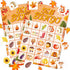 Joy Bang Fall Bingo Games for Kids Adults, Autumn Thanksgiving Bingo Cards for 24 Players, Fall Party Supplies Favors for Family School Classroom ...