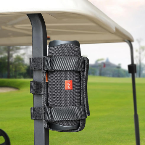 10L0L Upgraded Speaker Mount for Golf Cart Accessories, Adjustable Strap Fits Bluetooth Wireless Speaker Strap for Yamaha, EZGO, Club Car, Bicycle...