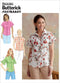 Butterick B6686E5 Very Easy Women's Sleeveless and Short Sleeve Blouse Sewing Patterns, Sizes 14-22...