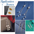 Pandahall 200pcs Stainless Steel Hypoallergenic Earring Hooks Fish Earwire with Coil for Jewelry Makings 14x17x2mm...