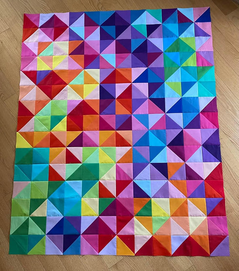 200 PCS 4" x 4" Solid Color Precut 100% Cotton Fabric Squares Fabric Bundles for Sewing & Quilting...