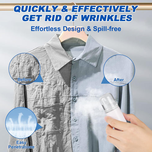 Easy Care Sunshine 15s Heat up Mini Travel Steamer, Rechargeable Cordless Easy Care Sunshine Steamer, Mini Handheld Clothing Steamer for Home And ...