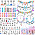Bracelet Making Kit, 85PCs Charm Bracelets Kit with Beads, Jewelry Charms, Bracelets for DIY Craft, Jewelry Gift...
