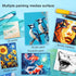 AUREUO Mini Stretched Canvas - 3x3 Inch/24 Pack - 2/5 Inch Profile Small Square Canvas - Gift Set Bulk Pack Canvases for Acrylic Painting & Craft...
