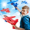 2 Pack Airplane Toys with Launcher, 17.5" Large Throwing Foam Plane, Foam Gliders for Boys Age 3 4 5 6 7 8 9+ Years Old, Flying Toys Birthday Gift...