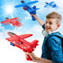 2 Pack Airplane Toys with Launcher, 17.5" Large Throwing Foam Plane, Foam Gliders for Boys Age 3 4 5 6 7 8 9+ Years Old, Flying Toys Birthday Gift...