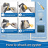 Oyster Shucking Knife and Glove Set -Oyster Shucker Kit with 2pcs Oyster Knife 1pair of Level5 Protection Gloves 1pc Kitchen Cloth-Seafood Opener ...