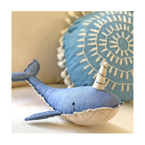 Crane Baby Toys for Boys and Girls, Comforting Plush Stuffed Animal, Narwhal...