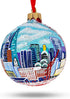 London City, United Kingdom Glass Ball Christmas Ornament 3.25 Inches...