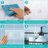 4 Pack Shower Caddy Adhesive Hooks Replacement, Strong Self-Adhesive Sticker No Drilling Waterproof Hanging Hooks for Bathroom Storage Shelves Kit...