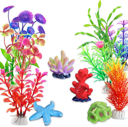 Artificial Aquarium Plants, Aquatic Plants, Aquarium Simulation Plants, Seaweed Water Plants, Fish Tank Lifelike Decorations, Plastic Aquariums Pl...