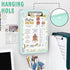 ANZNKU Clipboard with Storage 13.3x9.6 inches, Plastic Storage Clipboard with Side Opening, High Capacity Nursing Clipboard Foldable, Letter Size ...