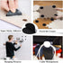 BRAVESHINE 36PCS Sticky-Back Adhesive Tape - Round Hook and Loop Adhesive Stickers - Double Sided Heavy-Weight Carpet Pads Wall Mounting Tapes for...