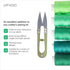 Sewing Scissors Small - Thread Snips for Sewing Stainless Steel - U Shape Thread Cutter/Clippers for Sewing - Nippers, Yarn Scissors for Knitting...
