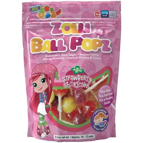 Zollipops The Clean Teeth Pops, Anti Cavity Lollipops, Ball Popz, 5.2 oz (Packaging May Vary)...