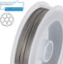 BENECREAT 7 Strands 260FT 0.38MM Stainless Steel Bead String Wire Tarnish Resistant Steel Wire for Necklace Bracelet Making...