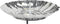 Chef Craft Classic Steamer Basket, 6 inch Diameter 9.5 inch Expanded, Stainless Steel...