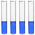 EISCO 16PK Test Tubes, 50ml - Borosilicate 3.3 Glass - 1.2mm Thick Walls, Beaded Rim - Superior Heat & Chemical Durability - 5.9" Tall, 1" Diamete...