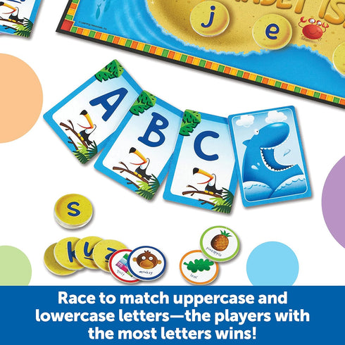 Learning Resources Alphabet Island, Letter & Sounds Game, Language Development Toy, Alphabet Learning Toys, ABC Board Games for Kids, Ages 4+...