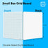 SCRIBBLEDO Dry Erase Graph Whiteboard 9" x 12" Double Sided Dry Erase Board with Grid for Home, School, Classroom, kids and Students Portable Grid...