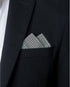 Jacob Alexander Men's Wool Glen Plaid Pocket Square Handkerchief Hanky - Navy/Green/White...