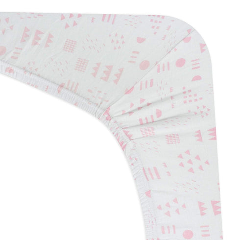 HonestBaby Fitted Crib Sheets Fits Standard Mattress Bassinet, Mini Prints 100% Organic Cotton Baby Boys, Girls and Unisex (LEGACY), Pattern Play ...