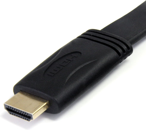 StarTech.com HDMIMM6FL 6 ft Flat High Speed HDMI Cable with Ethernet - Ultra HD 4k x 2k HDMI Cable - HDMI to HDMI M/M - Flat HDMI Cable...