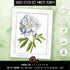 Counted Cross Stitch Kit 'White Peony' Flowers, 5.1" ? 6.9", Floral Embroidery Kit for Beginners with Pattern for Home Decor...