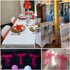 Elegant Organza Chair Sashes Sheer Fabric Sashes for Weddings, Parties, and Special Events – (Pack of 10 Pieces, Baby Pink)...