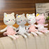 Plush Ballerina Dolls Kitty Cat Stuffed Animals Toys Ballet Dance Recital Gifts for Girls White 13.5 Inches...