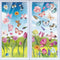 Spring Flower Window clings Decorations Window Decals Stickers for Office Home...