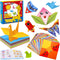 Aigybobo Origami Paper Set, 308PCS Kids Craft Paper Kit with Instructional Book for Girls Age 6,7,8,9,10,11,12, Art Projects Supplies for School C...