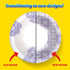 Glad Round Disposable Paper Bowls, Purple Victorian Design - Heavy Duty, Soak Proof, Cut-Resistant, Microwavable Bowl for All Foods & Daily Use, 1...