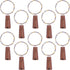 Sterno Home GL42588 LED Cork Wine Bottle Fairy String Lights, 10-Pack, Silver Wire...