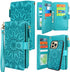 Harryshell Compatible with iPhone 13 Pro 5G 2021 Wallet Case Detachable Magnetic Cover Zipper Cash Pocket Multi Card Slots Holder Wrist Strap Lany...