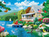Masterpieces 300 Piece EZ Grip Jigsaw Puzzle - Lakeside Memories - 18"x24"...