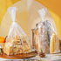 Bread Bags for Homemade - Clear Cellophane Bags Plastic Treat Bags with Ties for Airtight Storage of Baked Goods?50PACK,8x8x14in)...