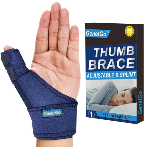 Trigger Thumb Splints - Thumb Spica Support Brace Stabilizer for Carpal Tunnel, Arthritis, Sprains, Strains, Pain Relief - Left or Right Hand...