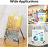 14" High Tabletop Instant Display Easel - Black Steel Small Desktop Easel Stand with Adjustable Holders for Paintings, Posters and Store Signs(1 P...