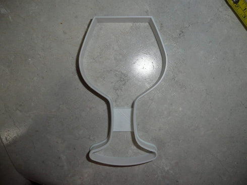 WINE GLASS OUTLINE STEMMED BEVERAGE WINERY TASTING COOKIE CUTTER MADE IN USA PR2856...