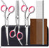 6 in 1 Professional Stainless Steel 4CR Safety Round Tip Dog Grooming Scissors, Anti-Rust Shears Cat Grooming Scissors Pet Kit, Thinning Straight ...