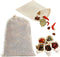 YQL Spice Bags for Cooking,30PCS 4x6 Inch Muslin Bags with Drawstring Tea Filter Bags Cheesecloth Bags for Straining Reusable Natural Cotton Sache...