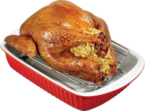 BRADSHAW INTERNATIONAL 23803 Chrome Adjustable Roast Rack...