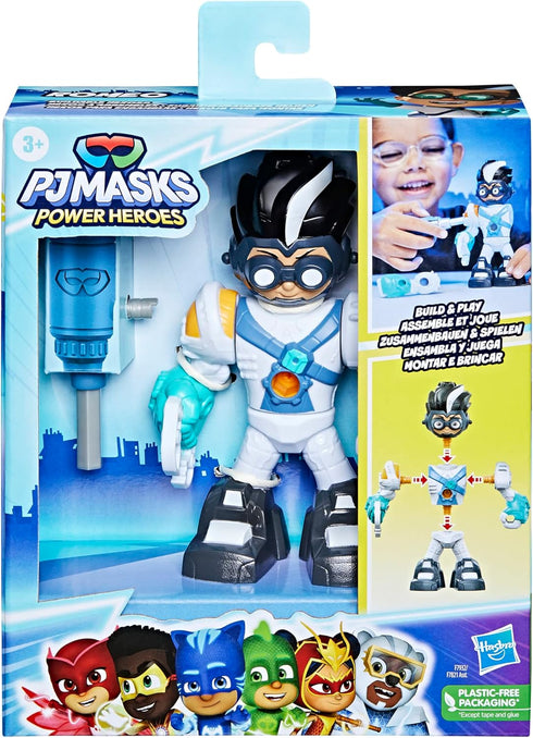 PJ Masks Power Heroes Buildable Heroes, Romeo Action Figure, Easy-to-assemble, Superhero Toy for Boys and Girls 3 Years Old and Up...