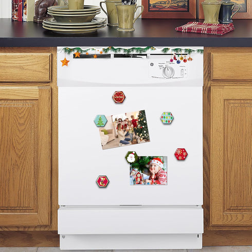 MORCART 30Pcs Christmas Strong Refrigerator Magnet Fridge Magnetic Sticker, Home Office Locker Fridge Christmas Decorative Magnets Gift for Family...