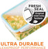 LOCK & LOCK Purely Better Tritan Container/Rectangle Food Storage Bin, 25 Ounce, Clear...
