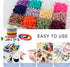 300Pcs 12mm Silicone Lentil Beads, Silicone Spacer Beads for Necklace Bracelet Keychain Pens Craft(White)...