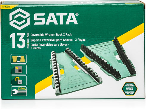SATA 13pc Reversible Wrench Rack - 2 Pack, ST95410...