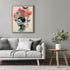 Posterizer 1 pcs-butterflies and flowers-vintage collage-Retro Art-Abstract & Modern Art-Gift for Art Lovers- UNFRAMED Wall Art...
